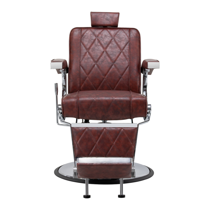 Barberské kreslo Hair System BM88066 bordová 3