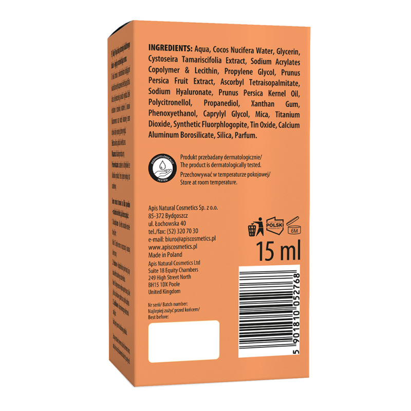 Apis PEACHY SKIN – Rozjasňujúce sérum 15 ml 1