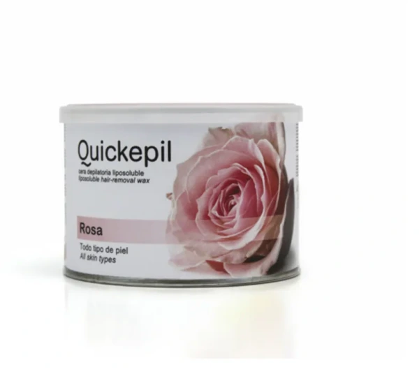 VOSK NA DEPILÁCIU V PLECHOVKE QUICKEPIL RUŽA 400 ml 1
