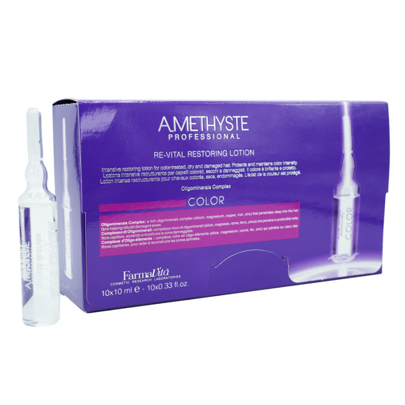 Farmavita Amethyste Color Re-Vital Restoring Lotion 10x10 ml 1