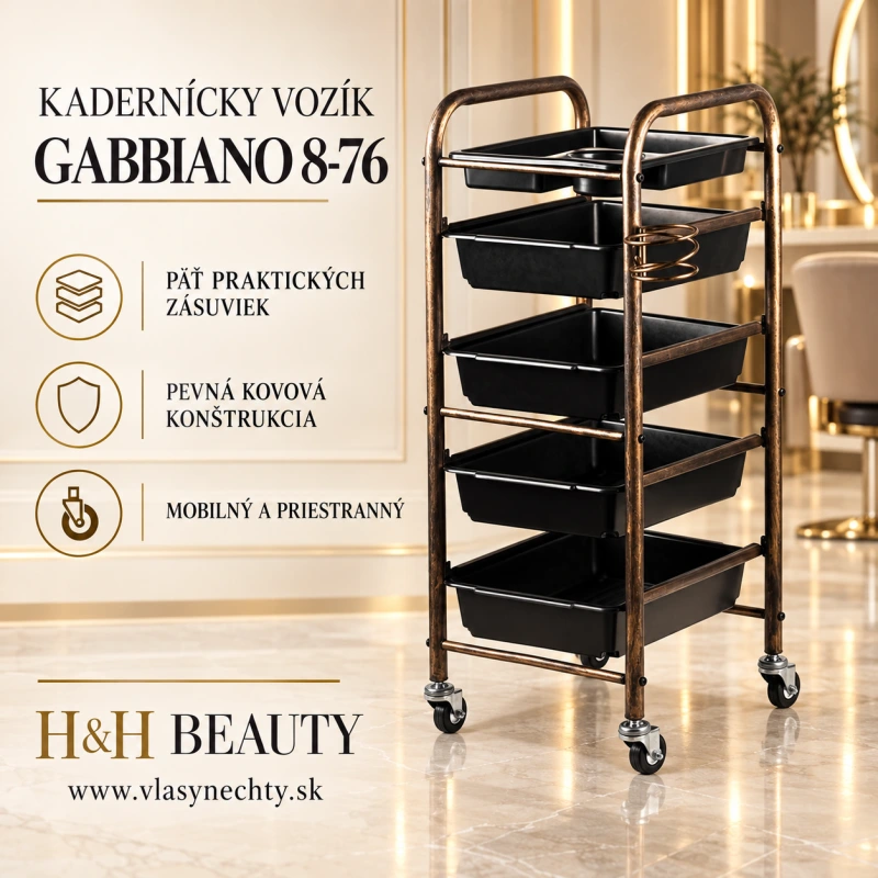 KADERNÍCKY VOZÍK GABBIANO 8-76