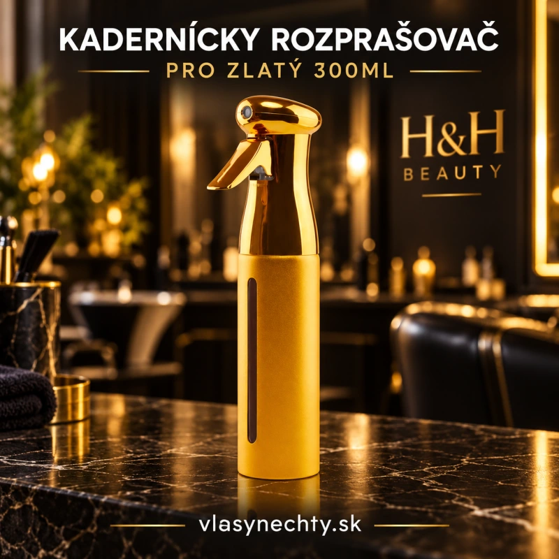 KADERNÍCKY ROZPRAŠOVAČ PRO ZLATÝ 300ML