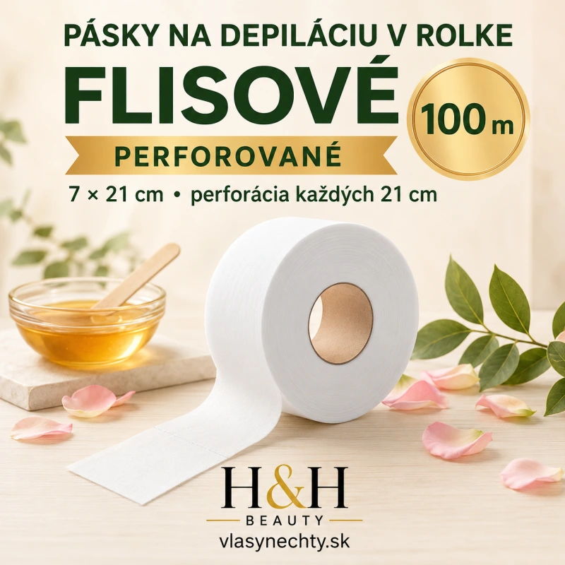 PÁSKY NA DEPILÁCIU V ROLKE PERFOROVANÉ 100 m