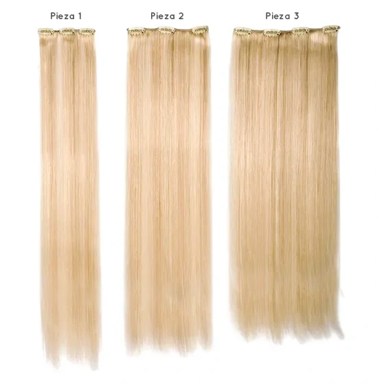 TWENTY 90 XL – Prírodné clip-in extenzie s hmotnosťou 90 g a dĺžkou 60 cm 1