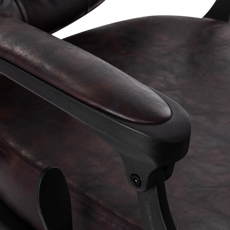 BARBERSKE KRESLO GABBIANO President HNEDÉ 5