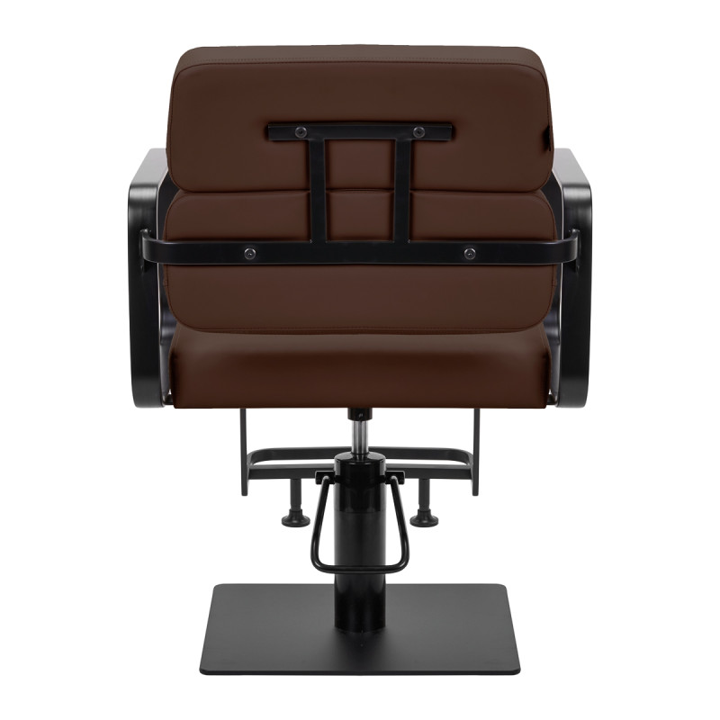 Kadernícke kreslo Gabbiano Porto čierno-čokoláda 3