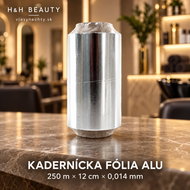 Kadernícka fólia alu 250 m x 12 cm 0,014 mm