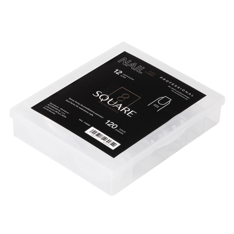 OCHO NAILS horné formy square 120 ks.