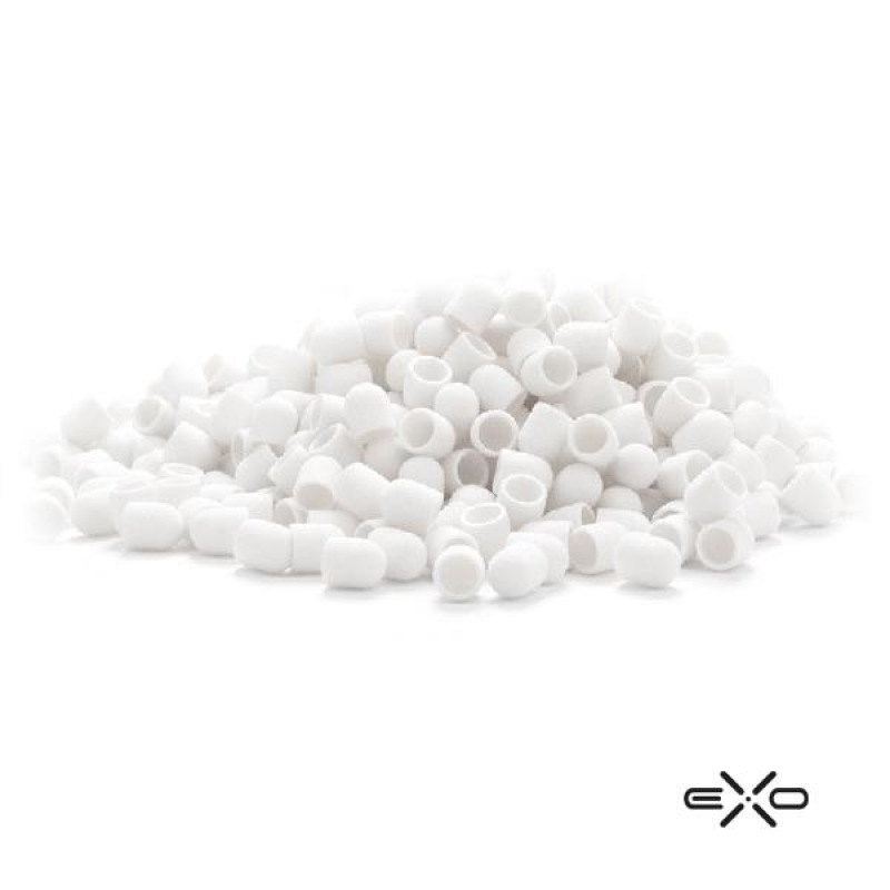 EXO BRÚSNE KOTÚČIKY 13mm/220 500 KS. HARD CAP BIELE 1