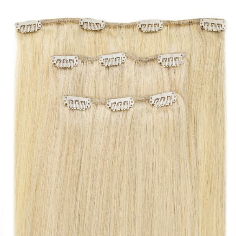 TWENTY 90 XL – Prírodné clip-in extenzie s hmotnosťou 90 g a dĺžkou 60 cm 1