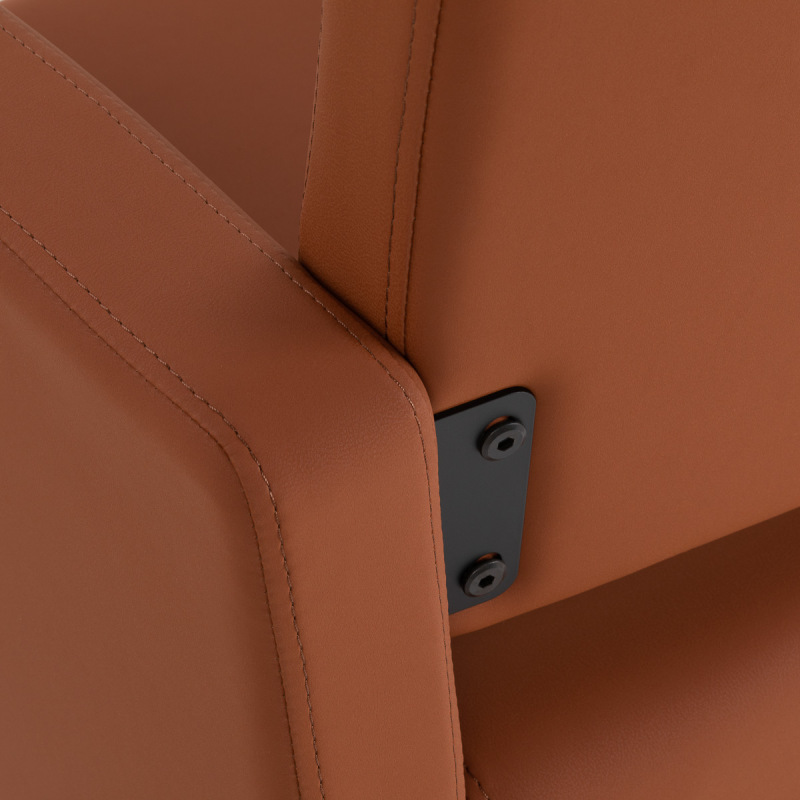 KADERNÍCKE KRESLO GABBIANO VITORIA hnedé 4