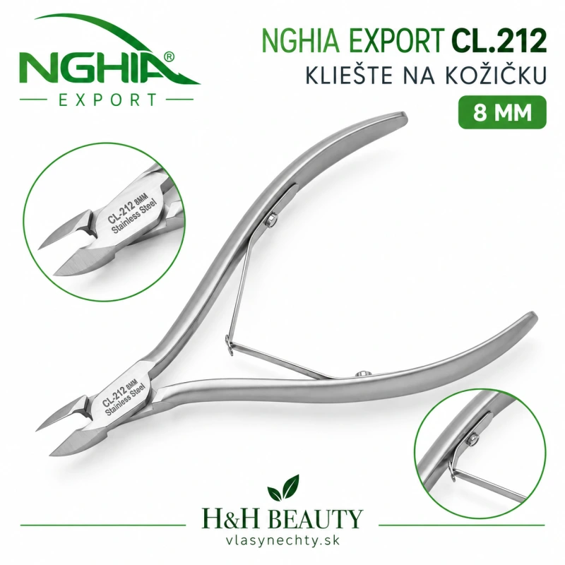 NGHIA EXPORT kliešte na kožičku CL.212 8mm