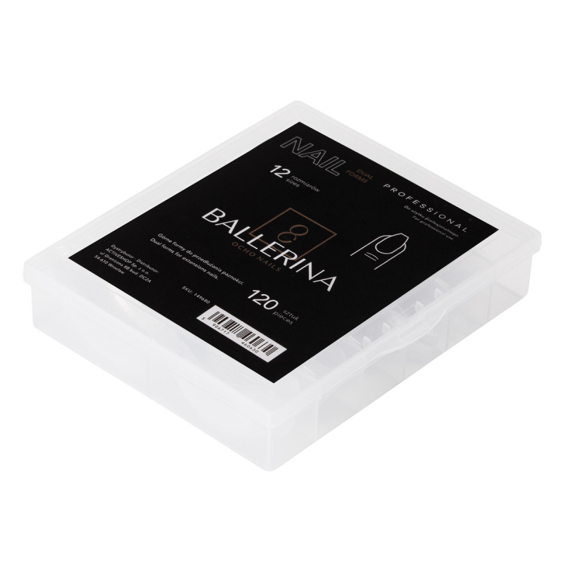 OCHO NAILS horné formy ballerina 120 ks.