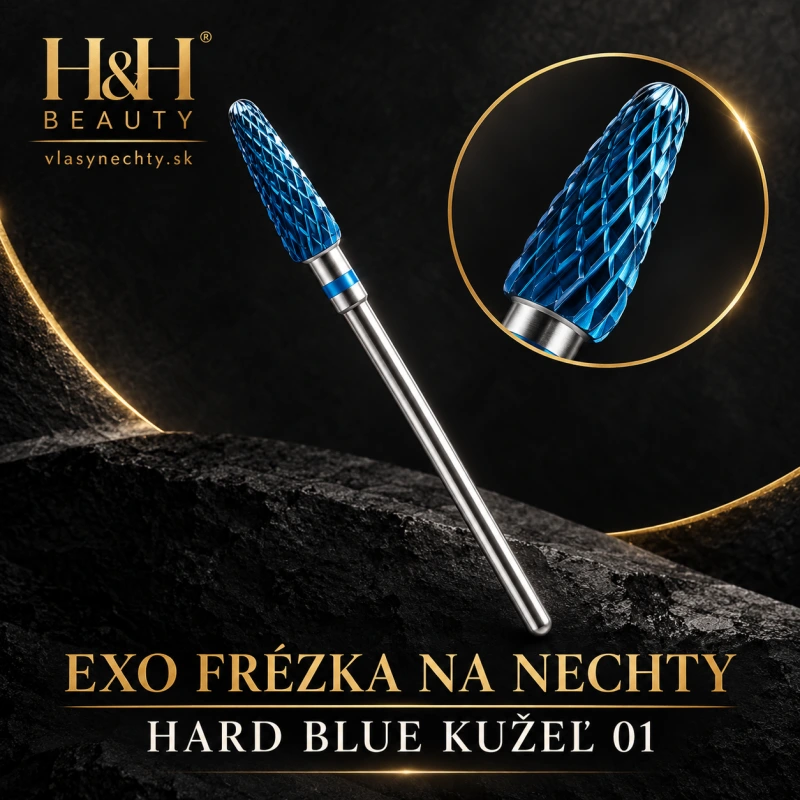 EXO FRÉZKA NA NECHTY HARD BLUE KUŽEĽ 01