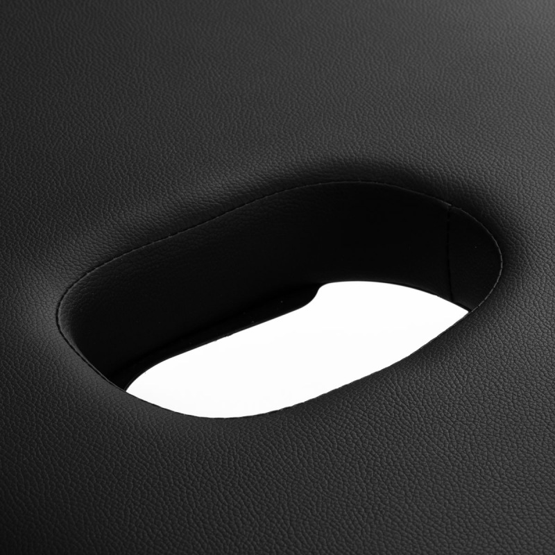 Stôl skladací na masáž BALANCE LUX – 3-segmentový, drevený, 190×70 cm, čierny 10