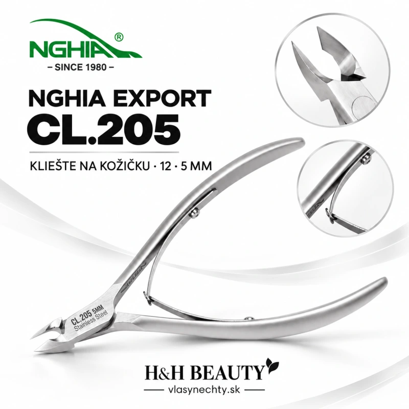 NGHIA EXPORT Kliešte na kožičku CL.205 12 (5MM)