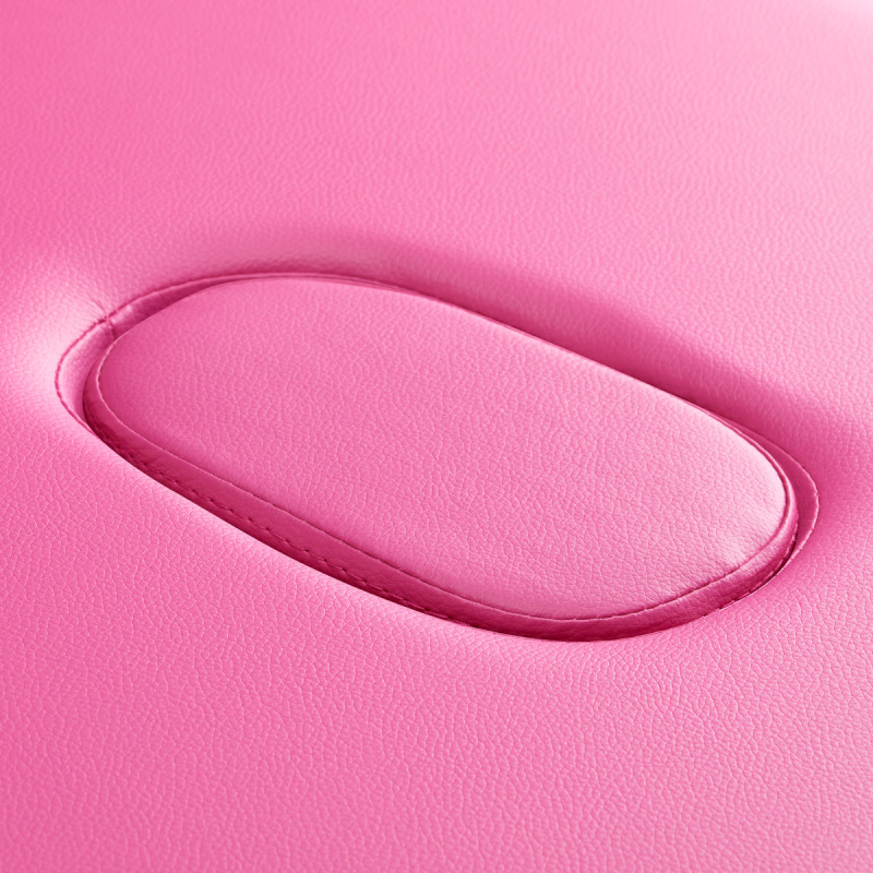 BALANCE – skladací masážny stôl, hliníkový, 2-segmentový, ružový 7