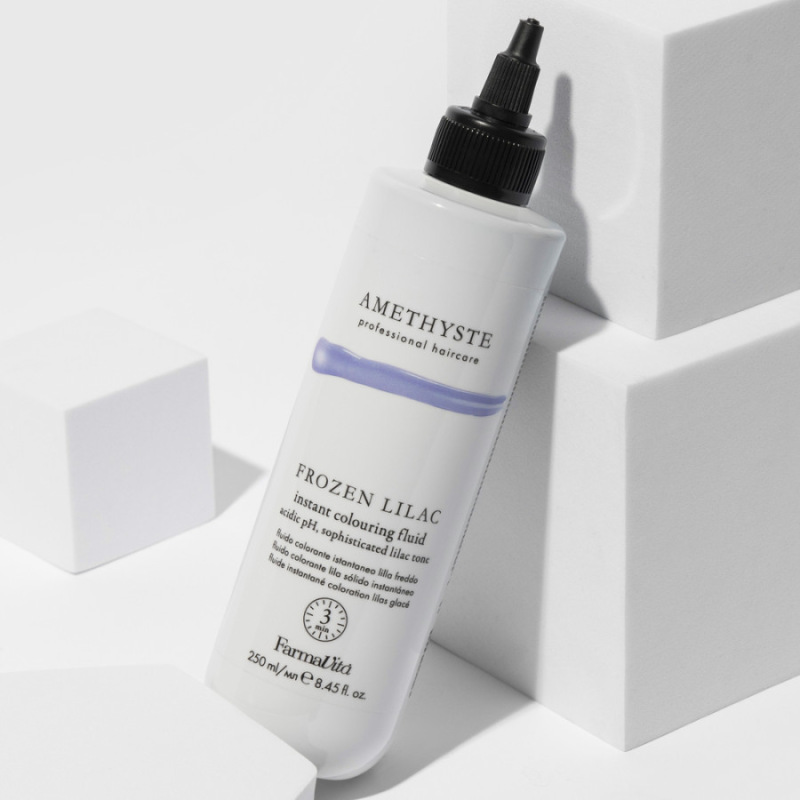 Farmavita AMETHYSTE INSTANT Colouring Fluid Frozen Lilac 250ml 2