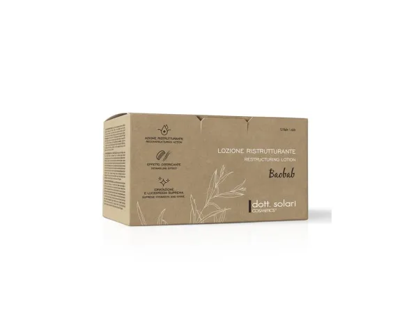 OLEA Reštrukturalizačné ampulky z Baobabového oleja a ľanového semienka 12 ml