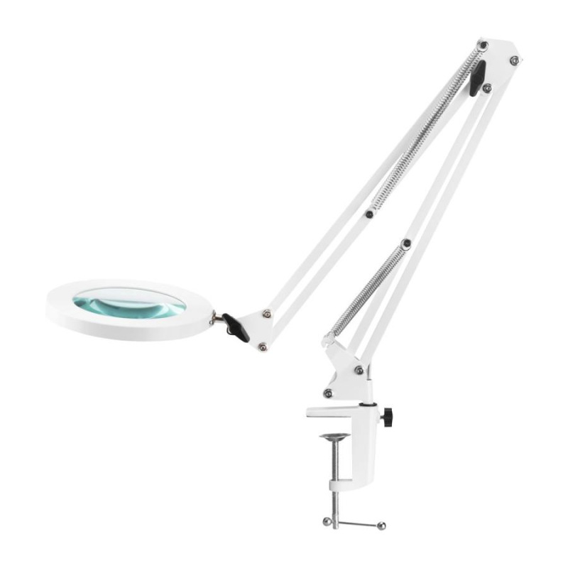 KOZMETICKÁ LUPA LAMPA LED GLOW 308 NA STÔL BIELA USB 4