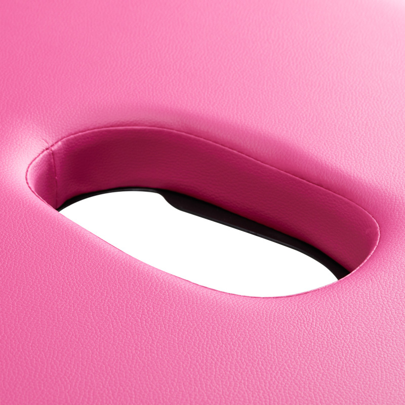 BALANCE – skladací masážny stôl, hliníkový, 2-segmentový, ružový 8