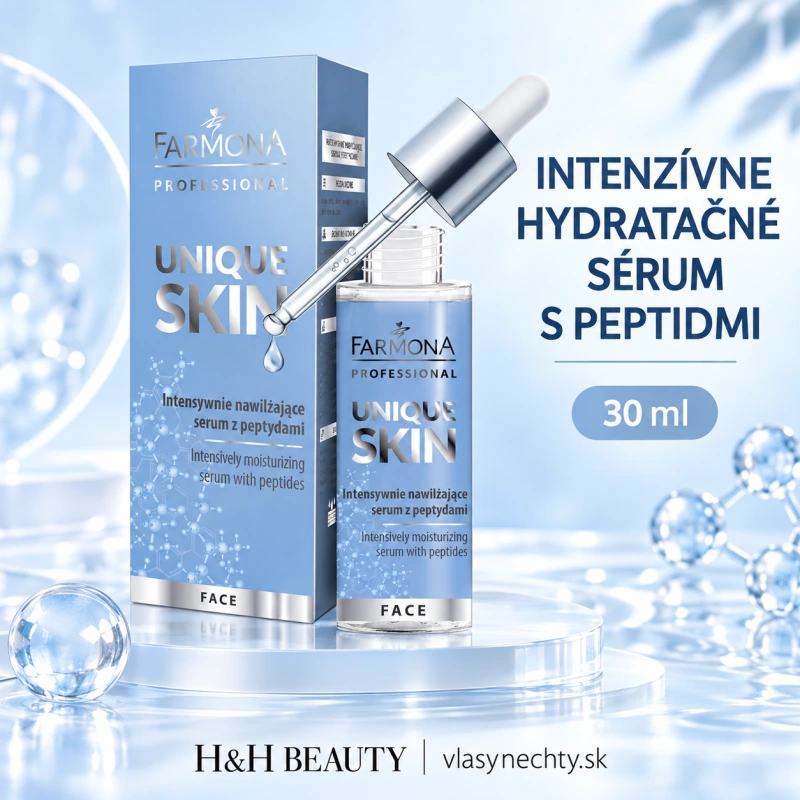 Farmona UNIQUE SKIN Intenzívne hydratačné sérum s peptidmi 30 ml