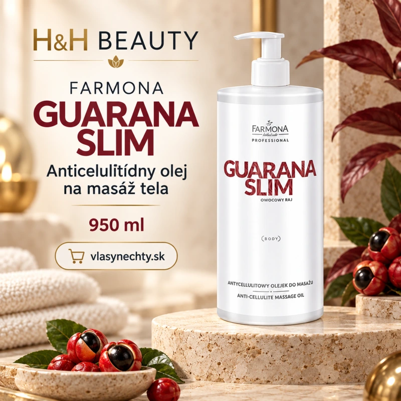 FARMONA GUARANA SLIM Anticelulitídny olej na masáž tela 950ml