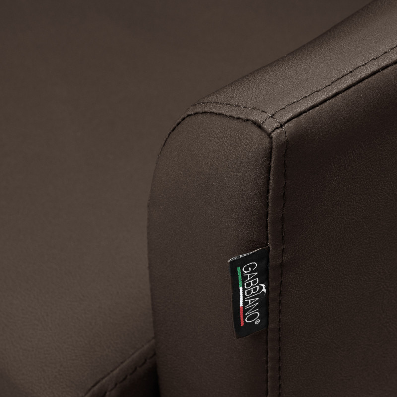 Gabbiano Kadernícke kreslo Davos hnedé 5