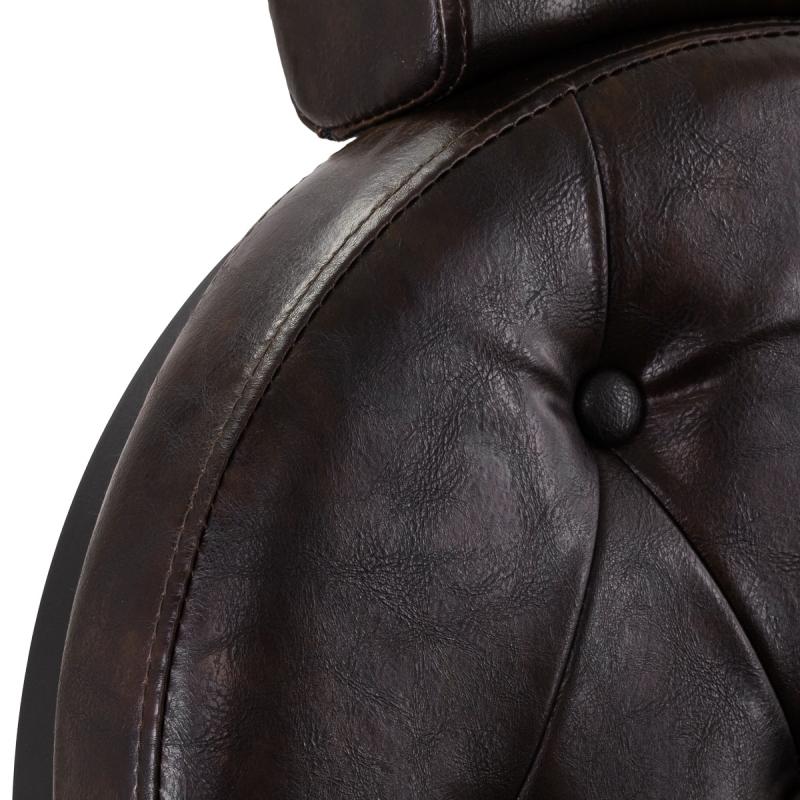 BARBERSKE KRESLO GABBIANO President HNEDÉ 7