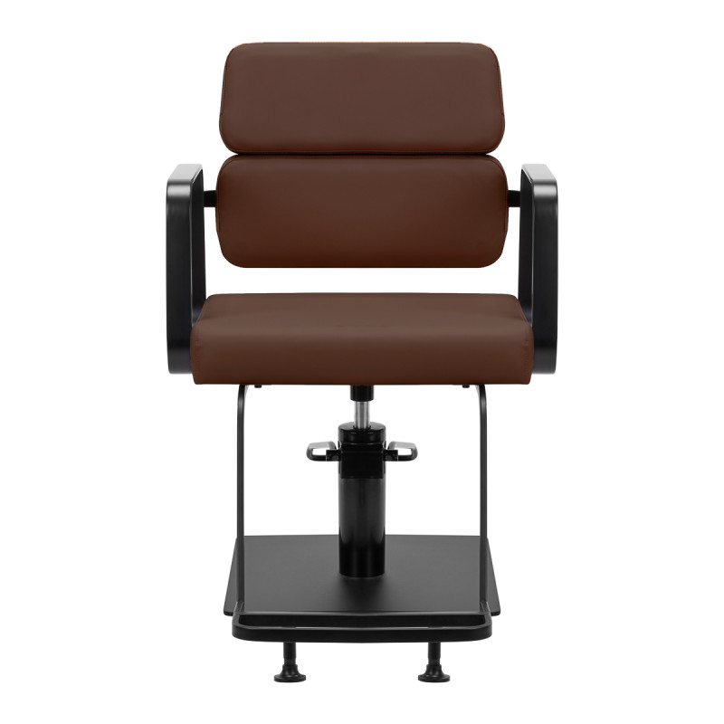 Kadernícke kreslo Gabbiano Porto čierno-čokoláda 2