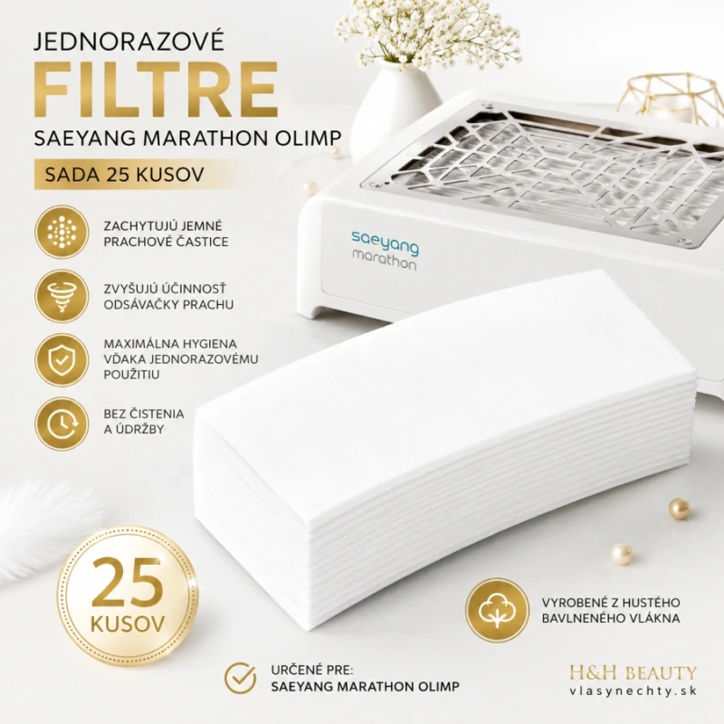 Jednorázové filtre odsávačky prachu SAEYANG MARATHON Olimp 25 ks. 3