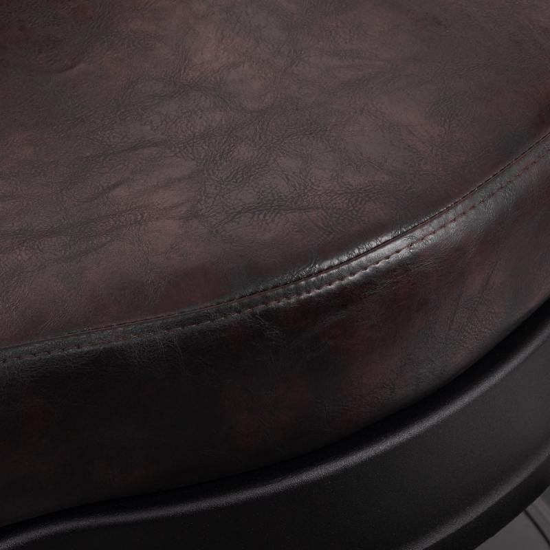 BARBERSKE KRESLO GABBIANO President HNEDÉ 6