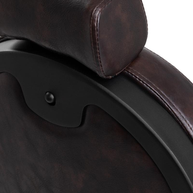 BARBERSKE KRESLO GABBIANO President HNEDÉ 15