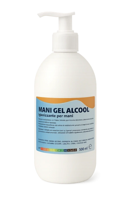 MANI GEL – ANTIBAKTERIÁLNY GÉL NA RUKY (60 % ALKOHOL) 500 ml 1