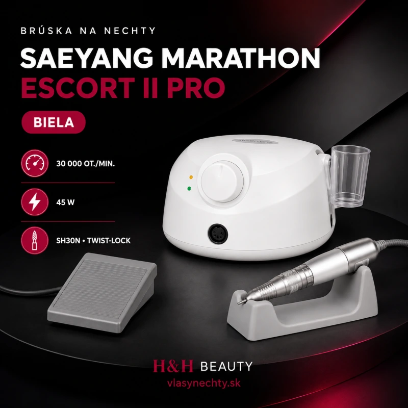 BRÚSKA NA NECHTY SAEYANG ESCORT II PRO BIELA  -  45 W