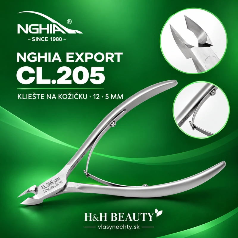 NGHIA EXPORT Kliešte na kožičku CL.205 12 (5MM) 2
