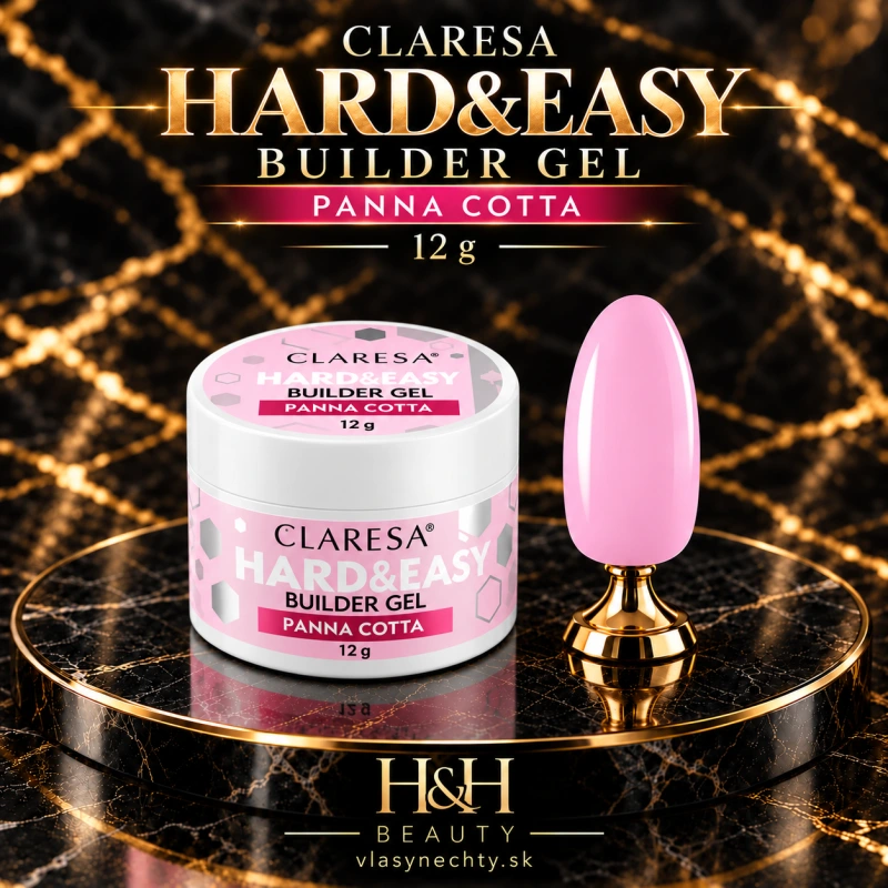 CLARESA HARD&EASY BUILDER GEL PANNA COTTA 12g