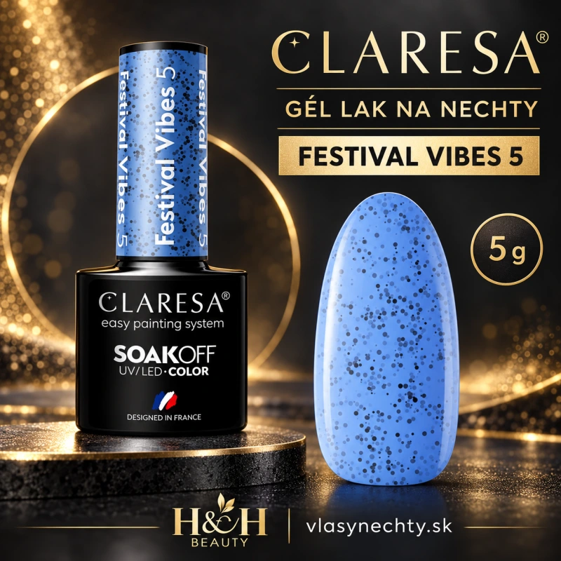 CLARESA GÉL LAK NA NECHTY FESTIVAL VIBES 5 - 5G