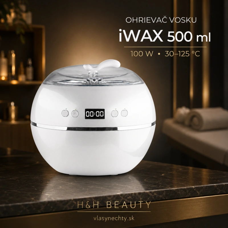 OHRIEVAČ DEPILAČNÉHO VOSKU V PLECHOVKE iWAX 500ML 100W