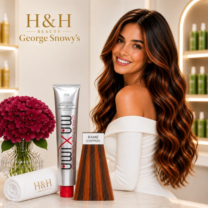 MAXIMA Farebný melír HAIR COLOR RAME – medená 100 ml