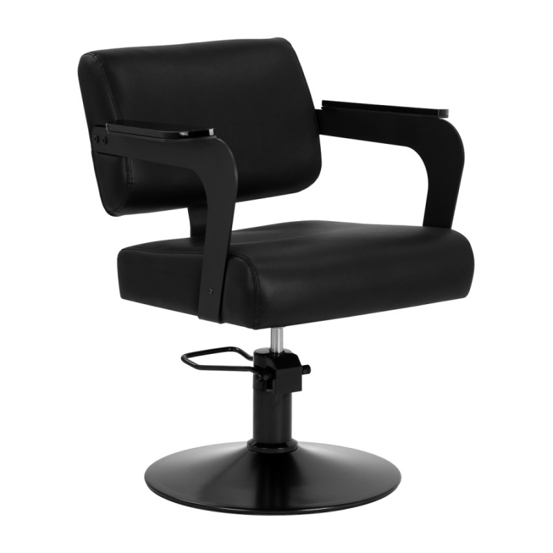 KADERNÍCKE KRESLO HAIR SYSTEM JET NOIR – čierne | čierny podstavec 1