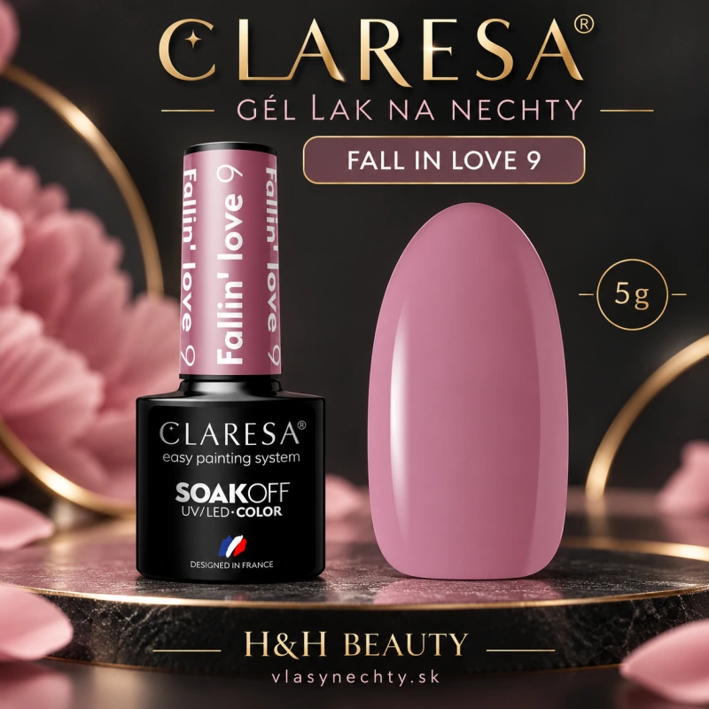 CLARESA GÉL LAK NA NECHTY FALLIN"LOVE 9 - 5 g