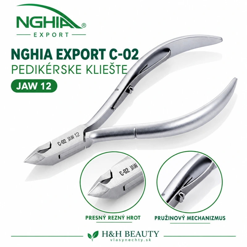 NGHIA EXPORT PEDIKÉRSKE KLIEŠTE C-02 JAW 12