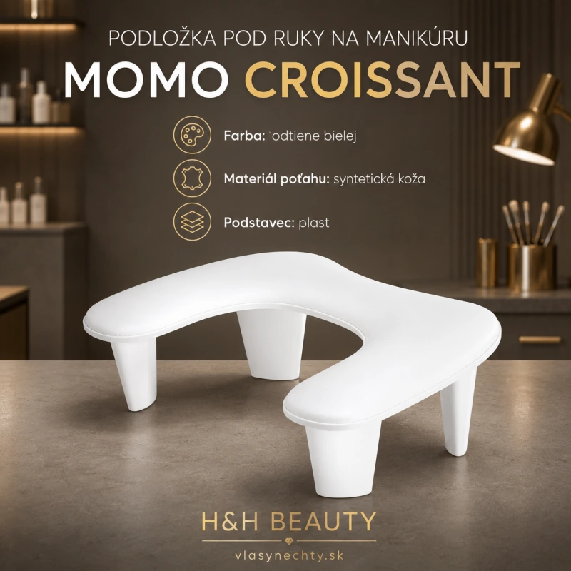 PODLOŽKA POD RUKY NA MANIKÚRU MOMO Croissant