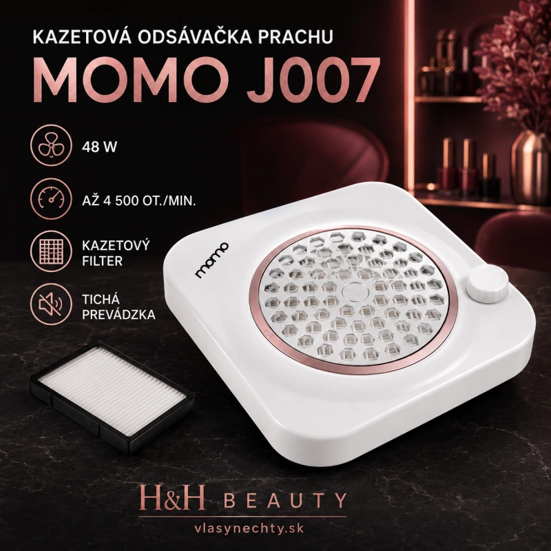KAZETOVÁ ODSÁVAČKA PRACHU NA NECHTY MOMO J007 48W