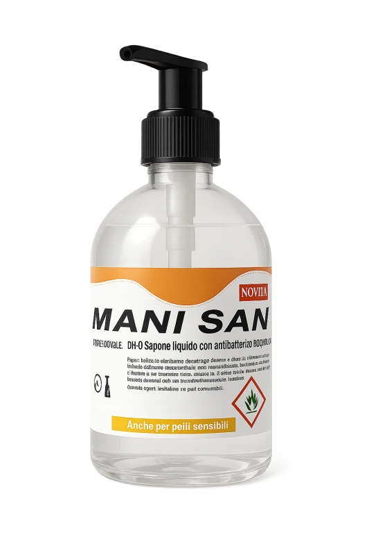 MANI SAN – ANTIBAKTERIÁLNE MYDLO NA RUKY (ALKOHOLOVÁ BÁZA) 500 ml