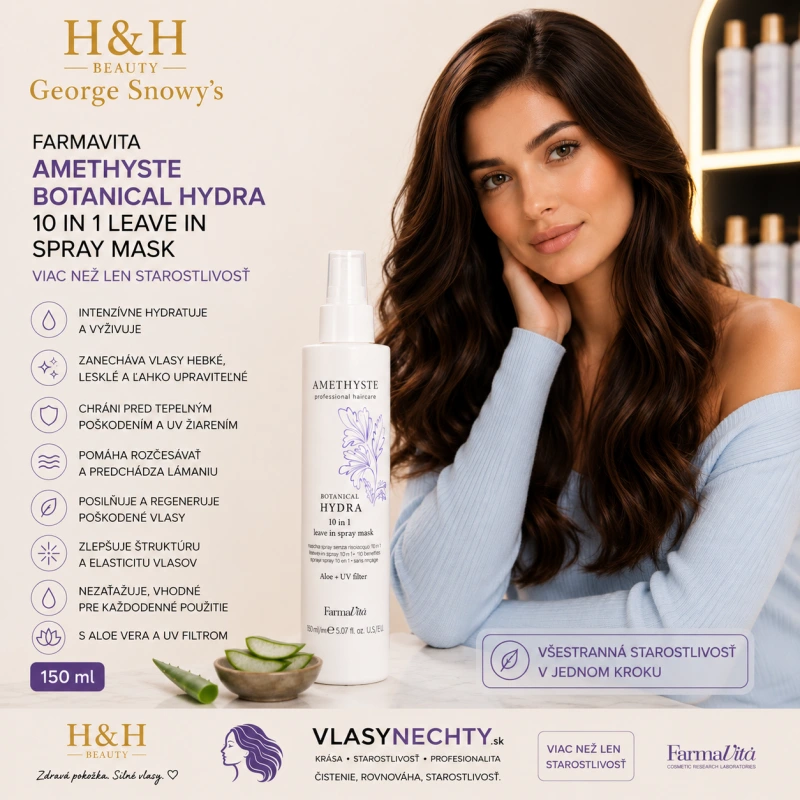 Farmavita AMETHYSTE BOTANICAL HYDRA 10 in 1 Leave in Spray Mask 150ml