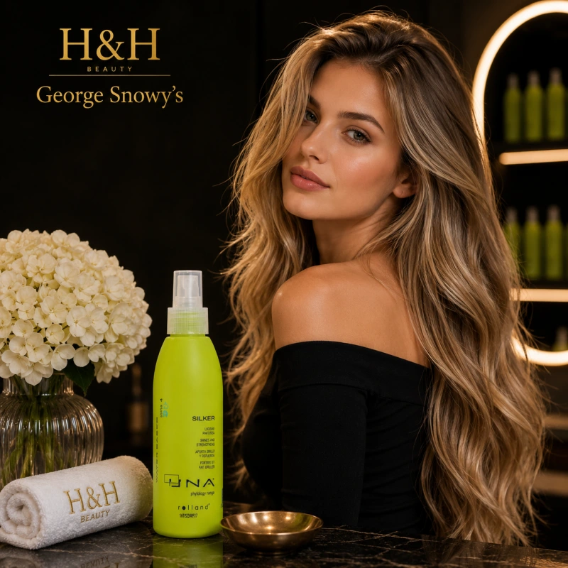 UNA SILKER Posilňujúca kúra SHINE 4 na poškodené vlasy 150ml