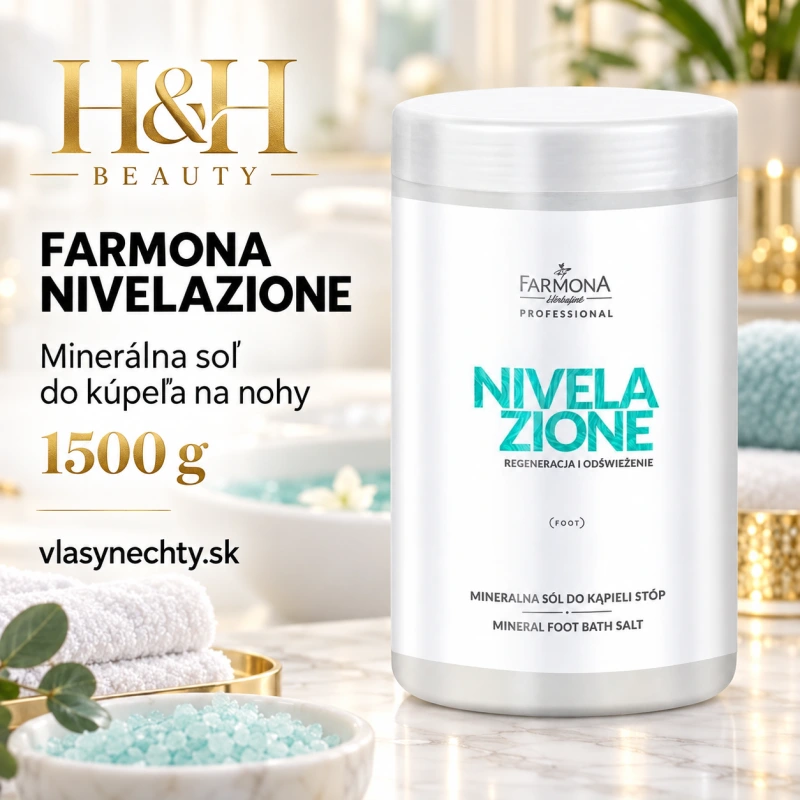FARMONA NIVELAZIONE Minerálna soľ do kúpeľa na nohy 1500g