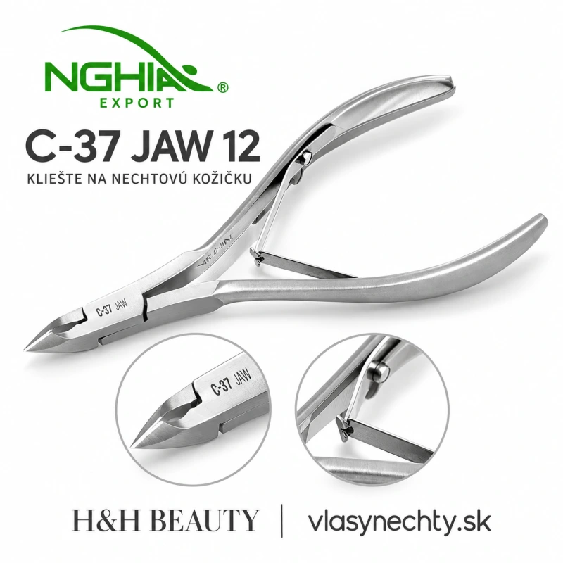 NGHIA EXPORT KLIEŠTE NA NECHTOVÚ KOŽIČKU C-37 JAW 12